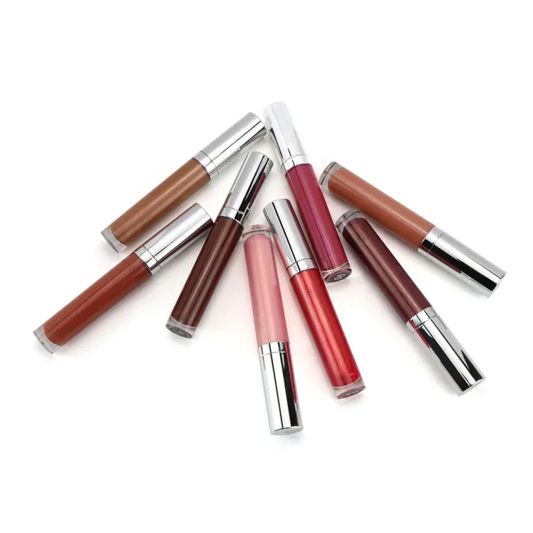 

wholesale lip gloss custom logo private label moisturizing vitamin afdordable vegan lip gloss, Multi-colors