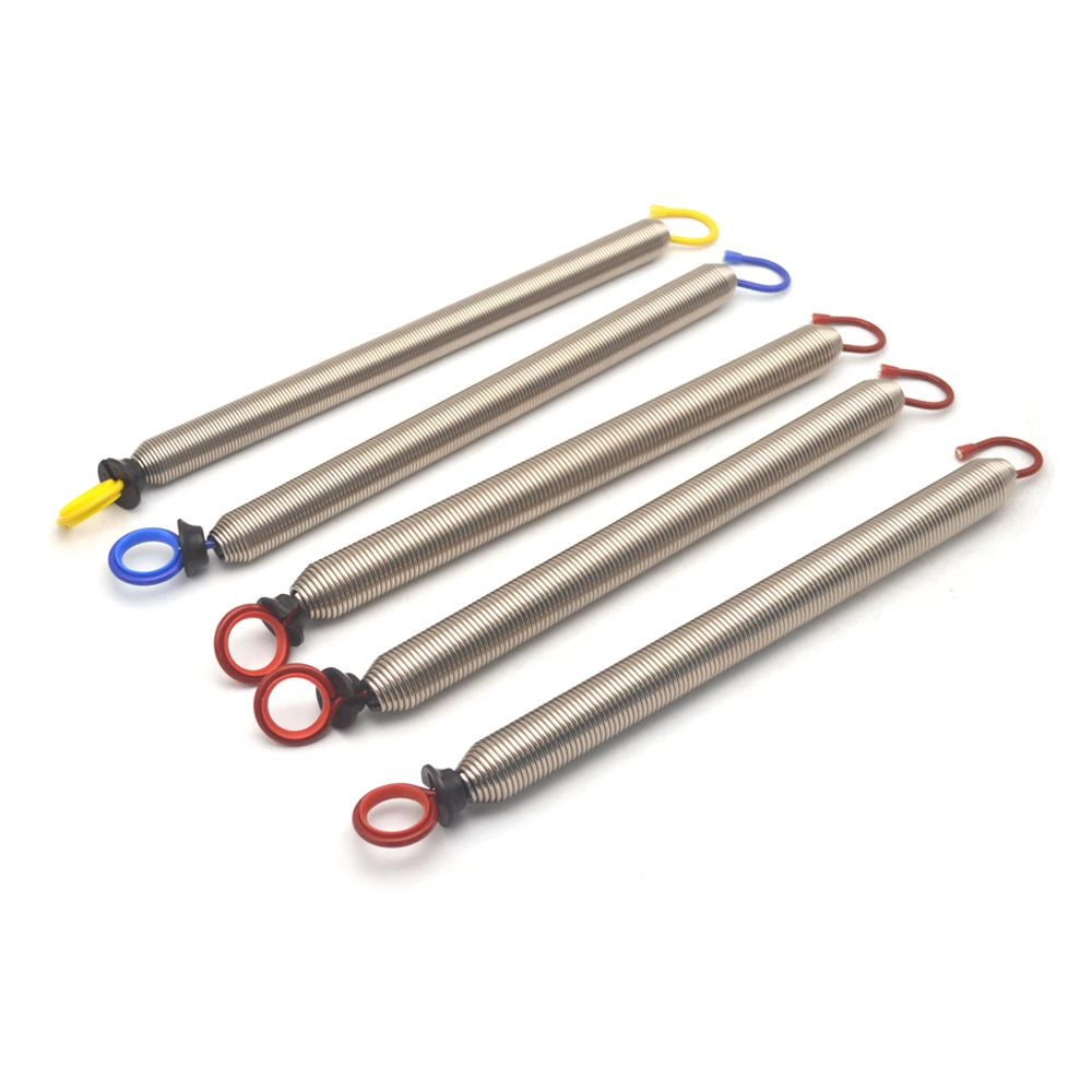 Pilates 2 Spring Music Industrial Coil Steel Yoga Reformer Tension Spring with Hook 20 lb Load Capacity