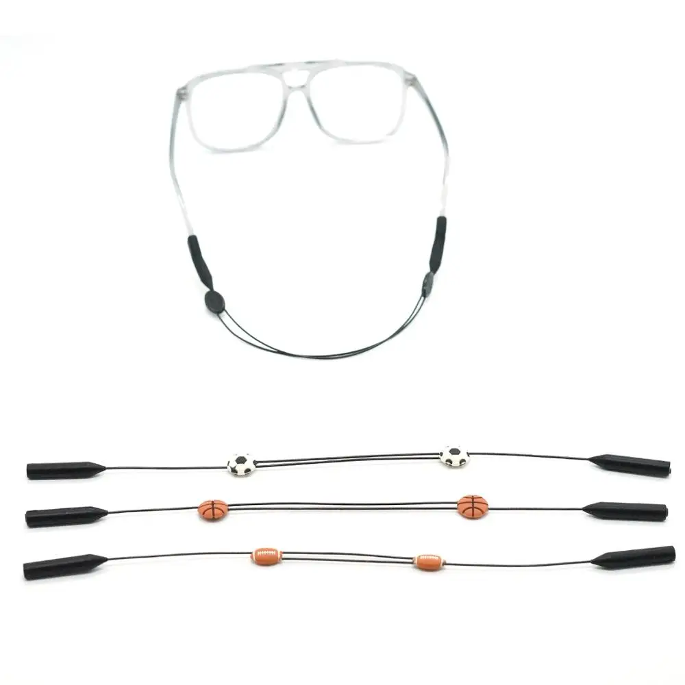 

Adjustable Eyewear Retainer Neck Chain Retainer Rubber Silicone Glasses Rope Elastic Sport Glasses Strap Cords Rubber Lanyard, Colorful