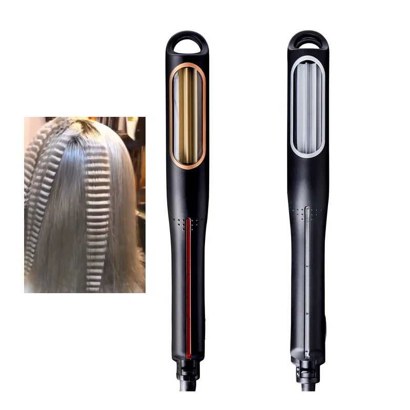 

Dual Voltage Ceramic Automatic Crimping Hair Iron Crimping Hair Machine, Silver