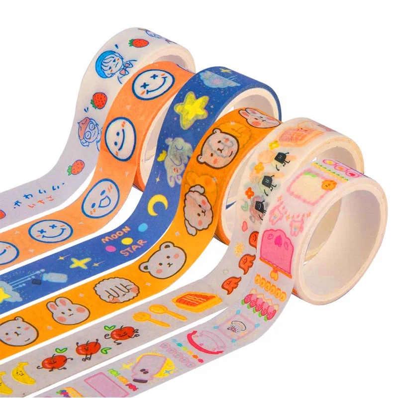 

Custom Cute Washi Tape Kawaii Set Printing Washi Tape Stickers Manufacturer