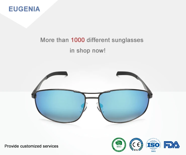 EUGENIA Men 2020 Coating Lens With Spring Hinge CE Certificate Sport Sunglasses