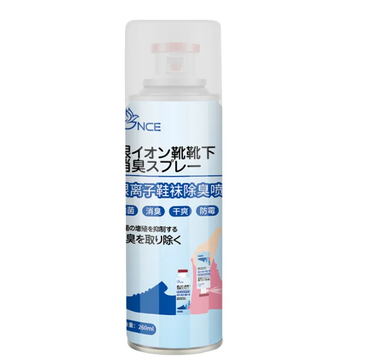 

Yanmei Hot selling Foot Deodorization Spray 260ml effectively remove shoes and feet odor Suitable for all kinds of places