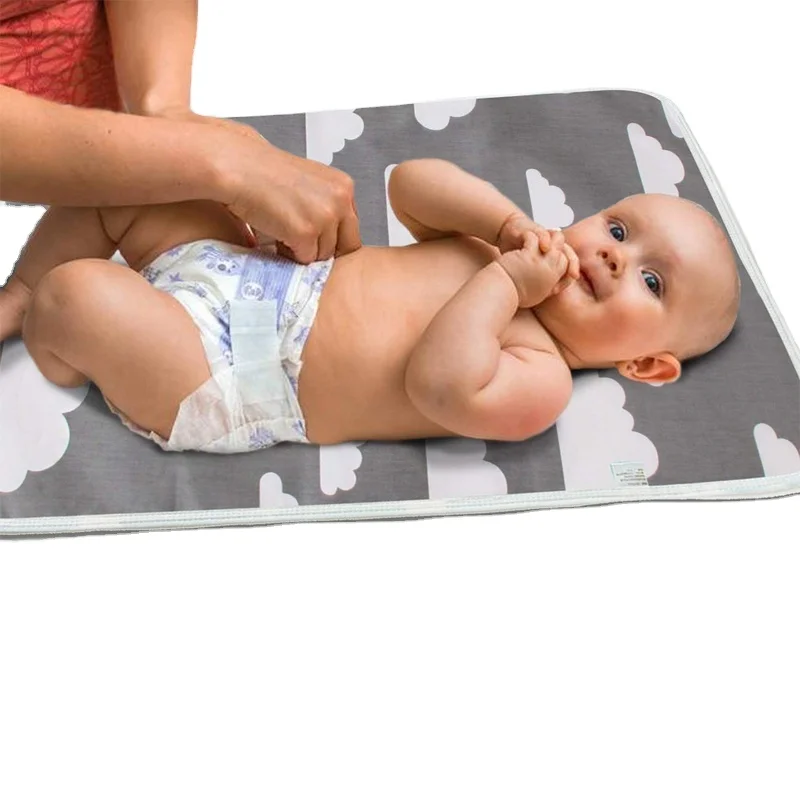 

Fashion Soft Simple Premium Design washable waterproof incontinence portable muslin changing children's urine pad