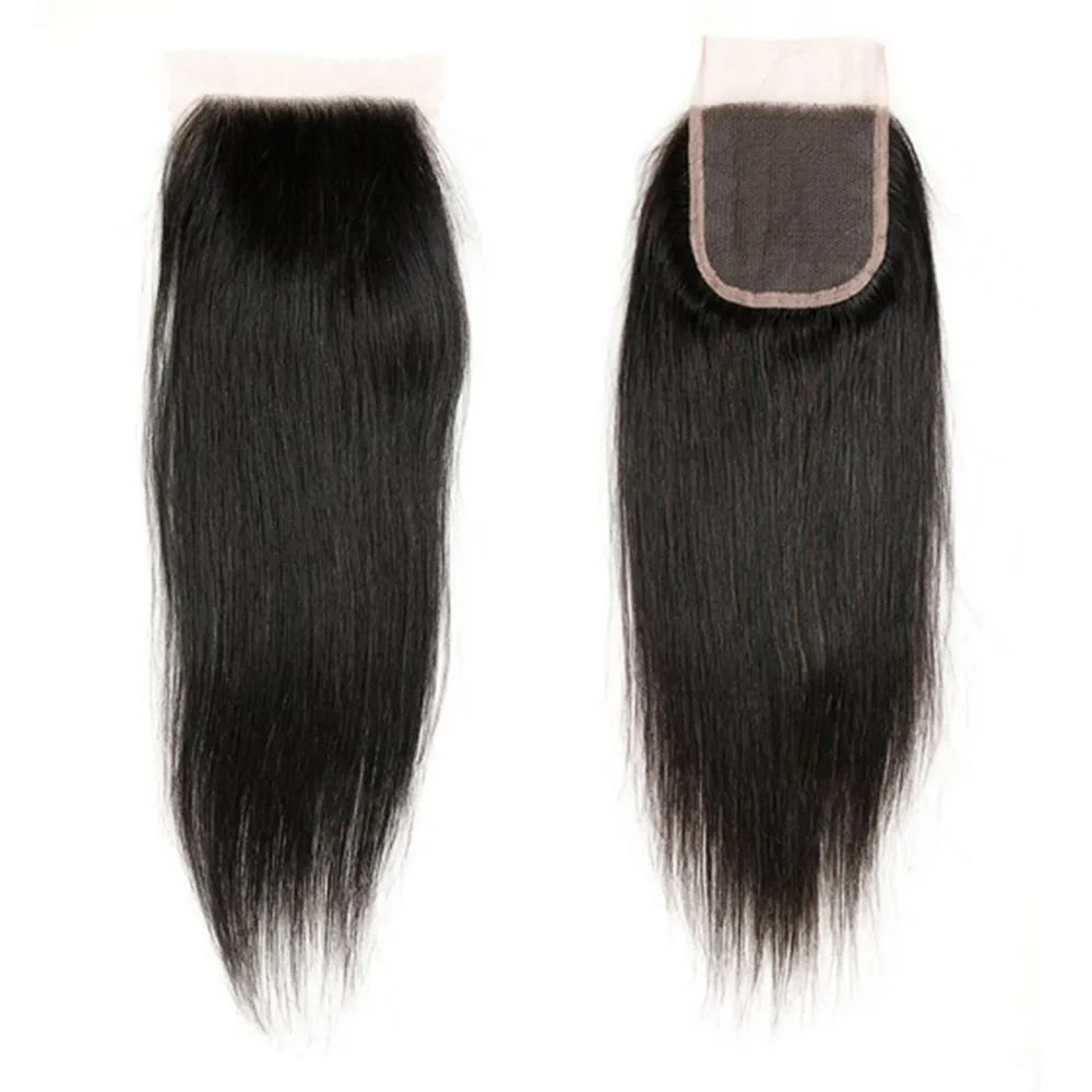 

China factory closure 613 bundles with brazilian hair bundles with closure 6x6 5x5 hd closure wig, Natutal black