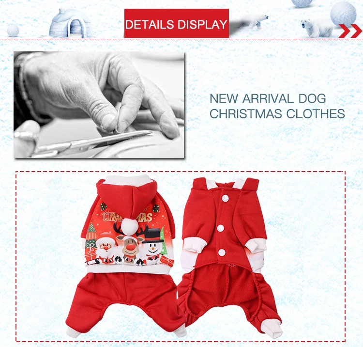 Wholesale 2022 Pet Christmas Dog Clothes Buy Christmas Dog Clothes