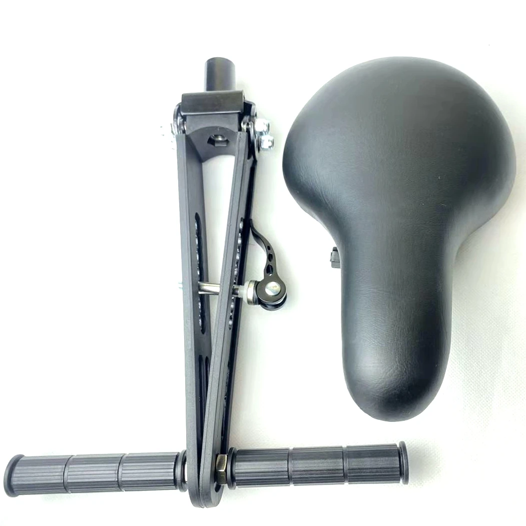 

Child bicycle seat for MTB Front bicycle saddle Suitable for aged 2-5 Easy to install Mounted Detachable Cycling baby bike seat, White