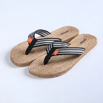 rattan flip flops