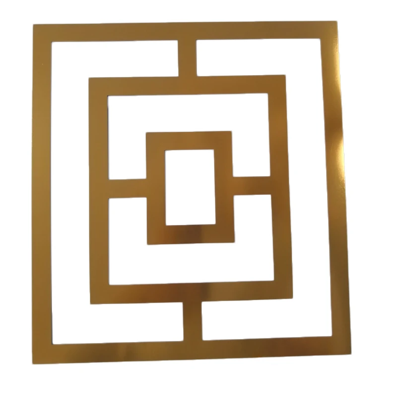 Punch Stamping Carved Aluminum Sheet Panel Plate For Wall Decoration
