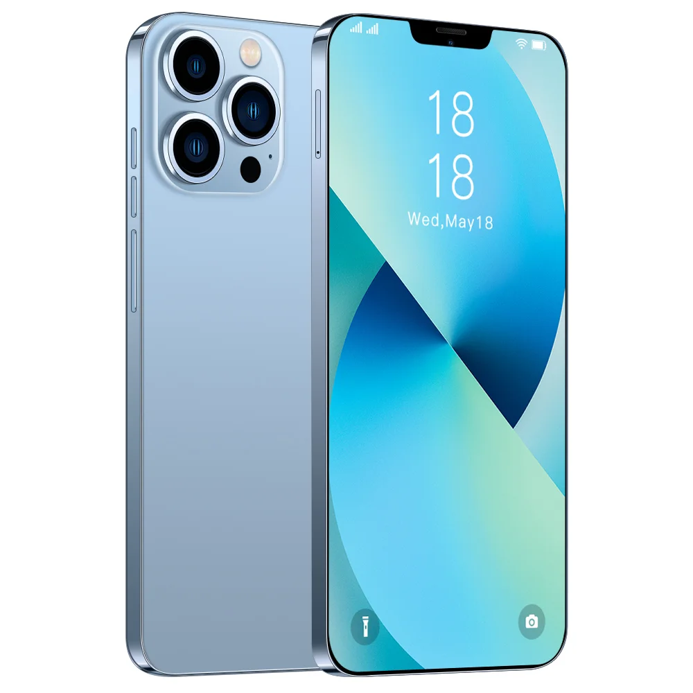 

New i13 Pro Max Original Smartphones 16+512GB Phone13 10-Core 5G LET Cellphones Unlocked Dual SIM Long Lasting Battery Phones, As pic show