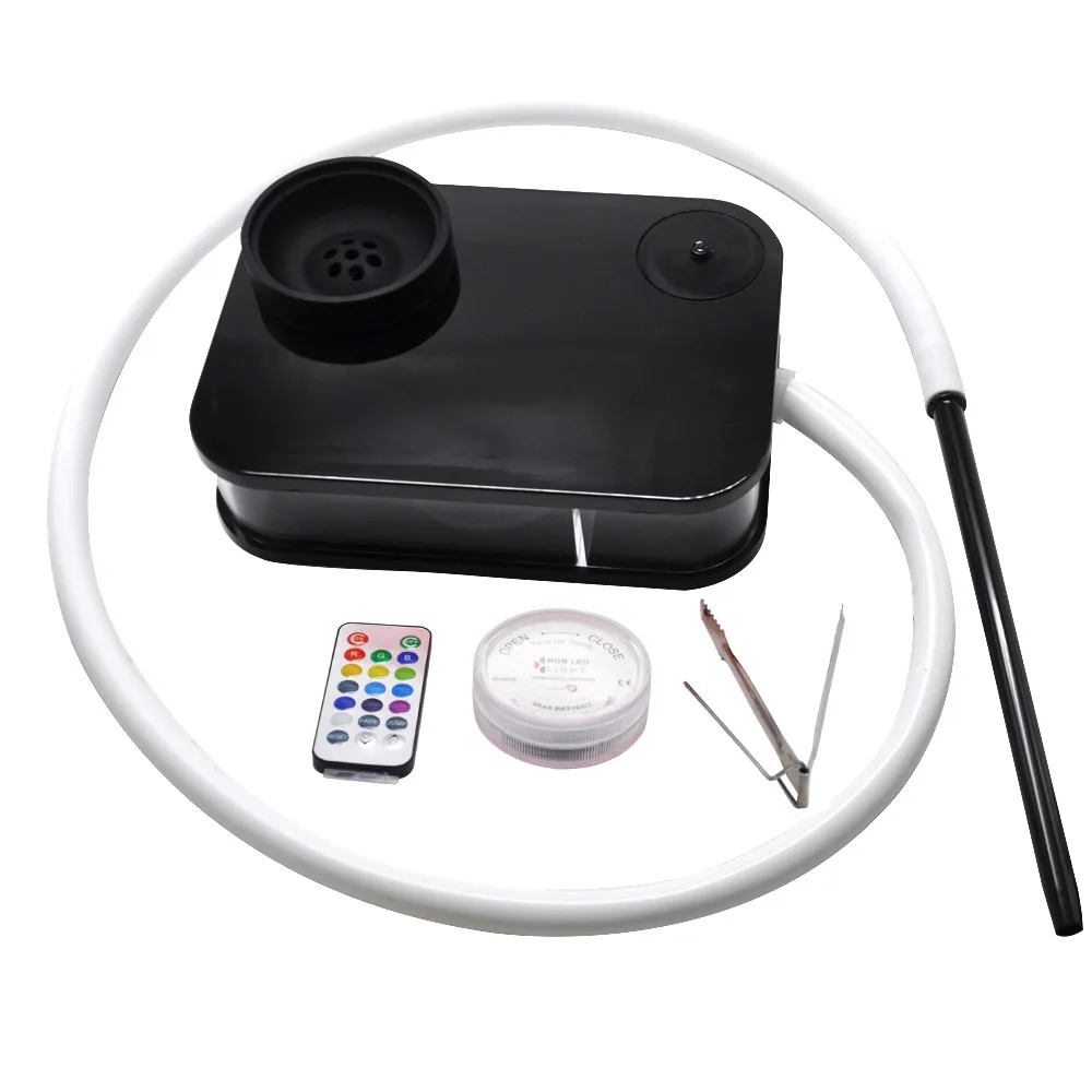 

Hot Sale Acrylic Hookkah Shishia Notebook Hookah With LED Lights Car Hookah Cheap Factory Price, Customised colors