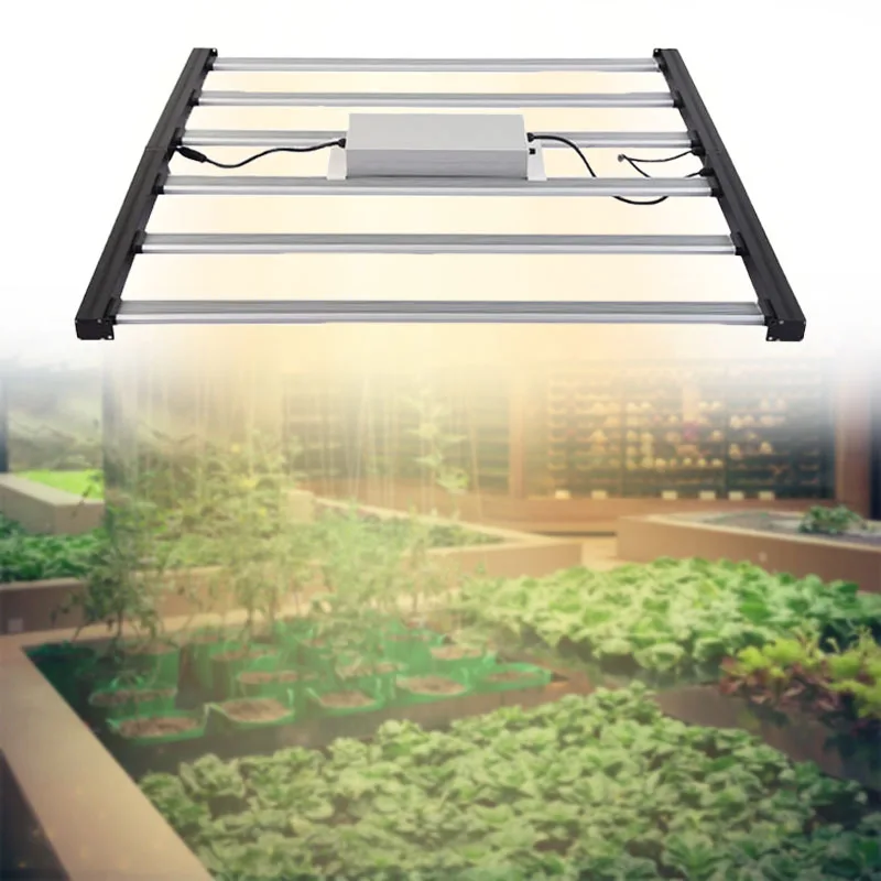 Full Spectrum Hydroponic Waterproof 640w Indoor Plants Dimmable Foldable Led Grow Light