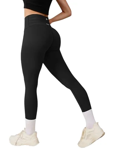 High-Waisted网眼拼接Tummy Control Yoga Pants