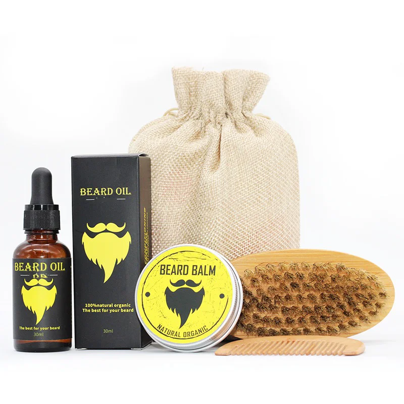 

Men Beard Set Private Label Gentleman Beard Oil and Luxury Beard Grooming Kit