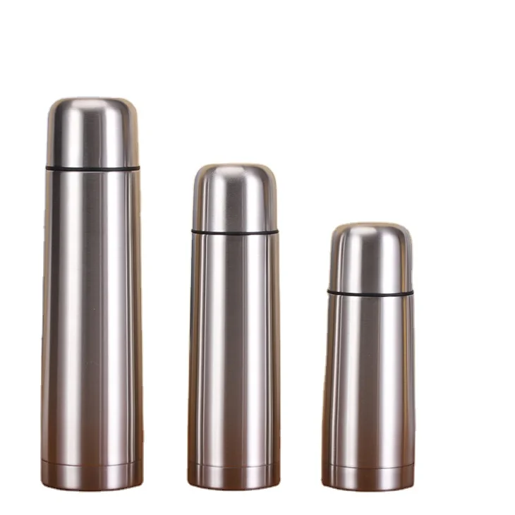 

Wholesale Classic Bottle Product Stainless Steel Double Wall Insulated Bullet Vacuum Flask with Customized Logo, Customized colors acceptable