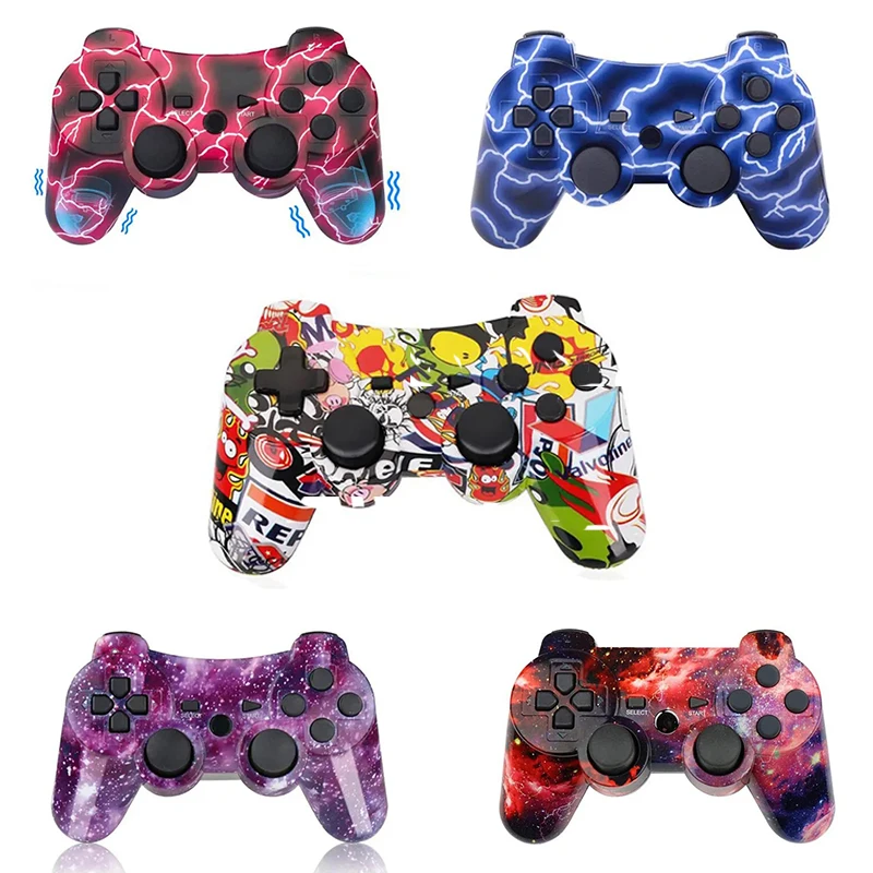 

Wireless BT Colorful Controller Gamepad Manette for PS3 Mando Joystick