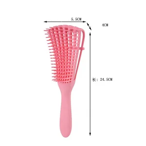 Custom Crown Hair Brush Hot Wet Detangle Hair Comb Salon Hair Brush Wholesale Air Brush 2