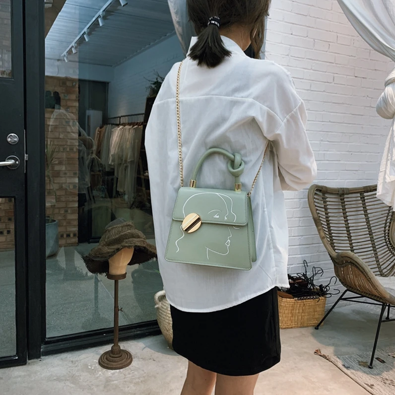 

XP1365 2020 new temperament messenger fashion custom handbag embroidery one-shoulder diagonal bag