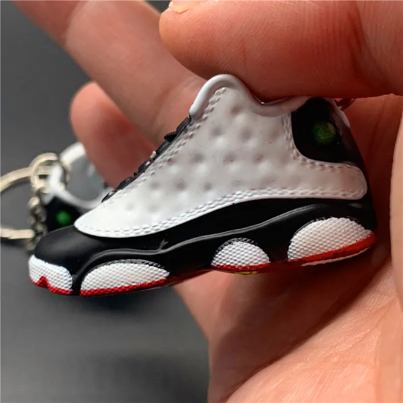 

sneakerhead aj13 he got games panda mini sneaker keychain for aj