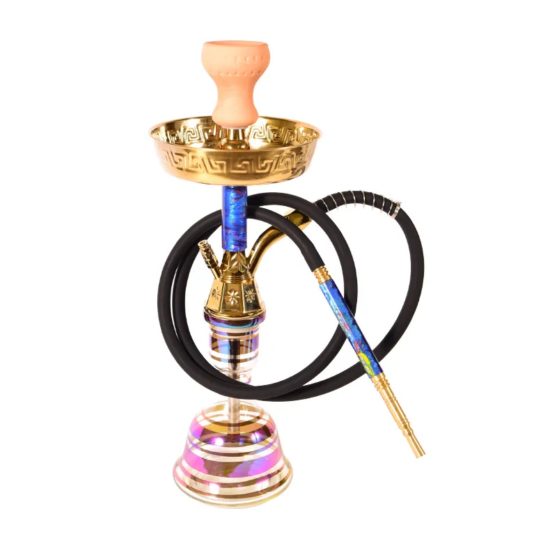 

travel hookah Arab mya luxury khalil mamoon egypt ocean shisha single hose finished hookah set with bag, Red,purple,blue,green,yellow