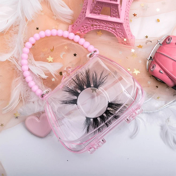 

new fancy candy color paper material ice cream shape box 3D mink lashes eyelash packaging candy eyelash box
