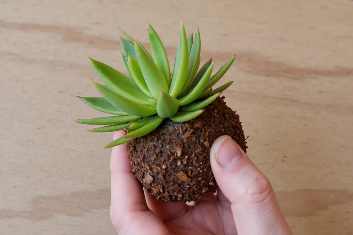how to plant a succulent cutting