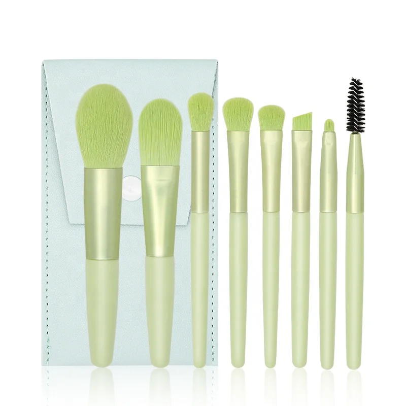 

LOW MOQ Best selling Microcrystalline wire fashion custom logo makeup brushes
