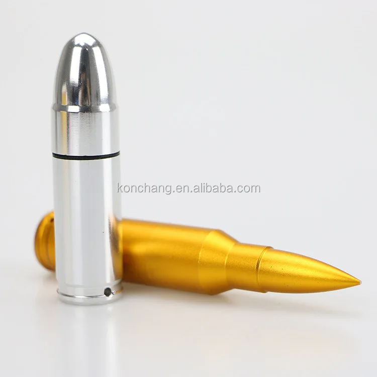 64MB to 256GB Military-themed Bullet Metal USB Flash Drive Golden Silver USB Stick - ANKUX.COM