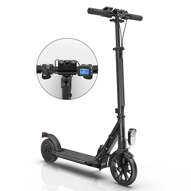 

electric scooter adult cheap foldable mini scooter light weight e scooter European warehouse, Black