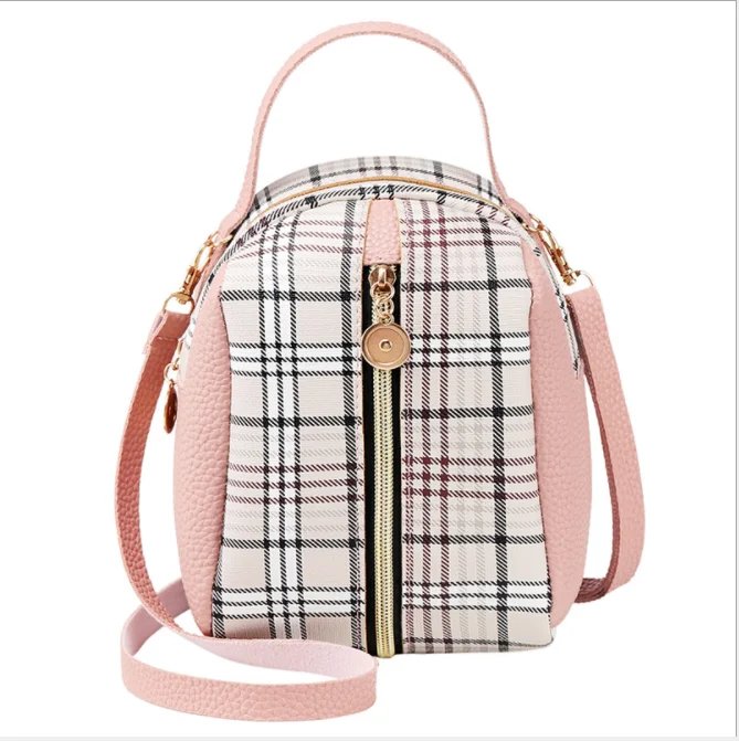 

Striped fashion pu bags ladies handbags women for girls backpack