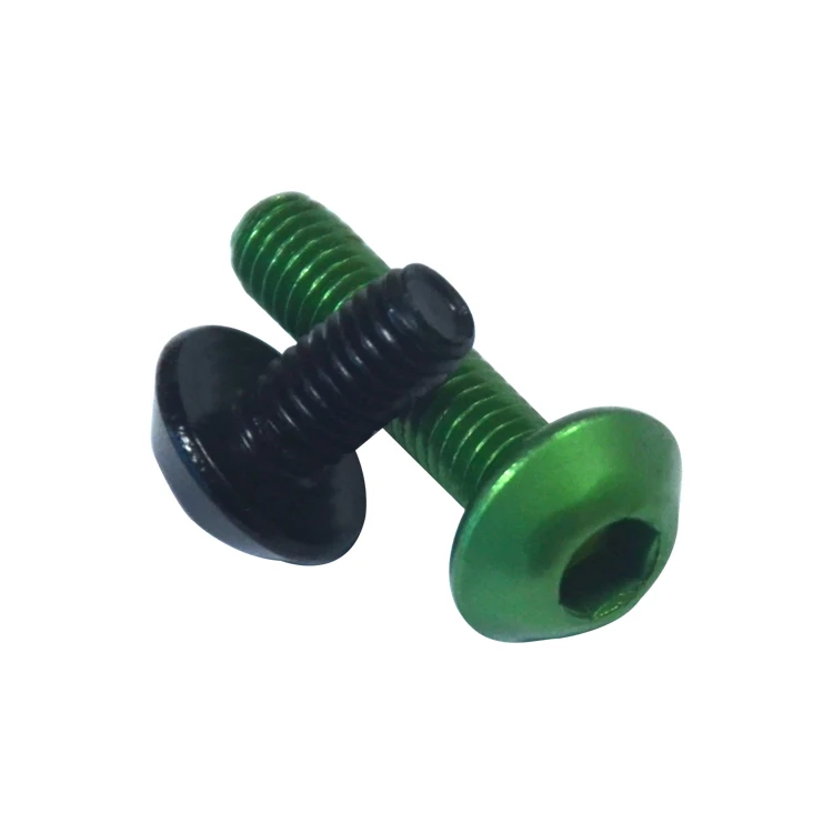 
Color aluminum cap socket countersunk hex head bolts 