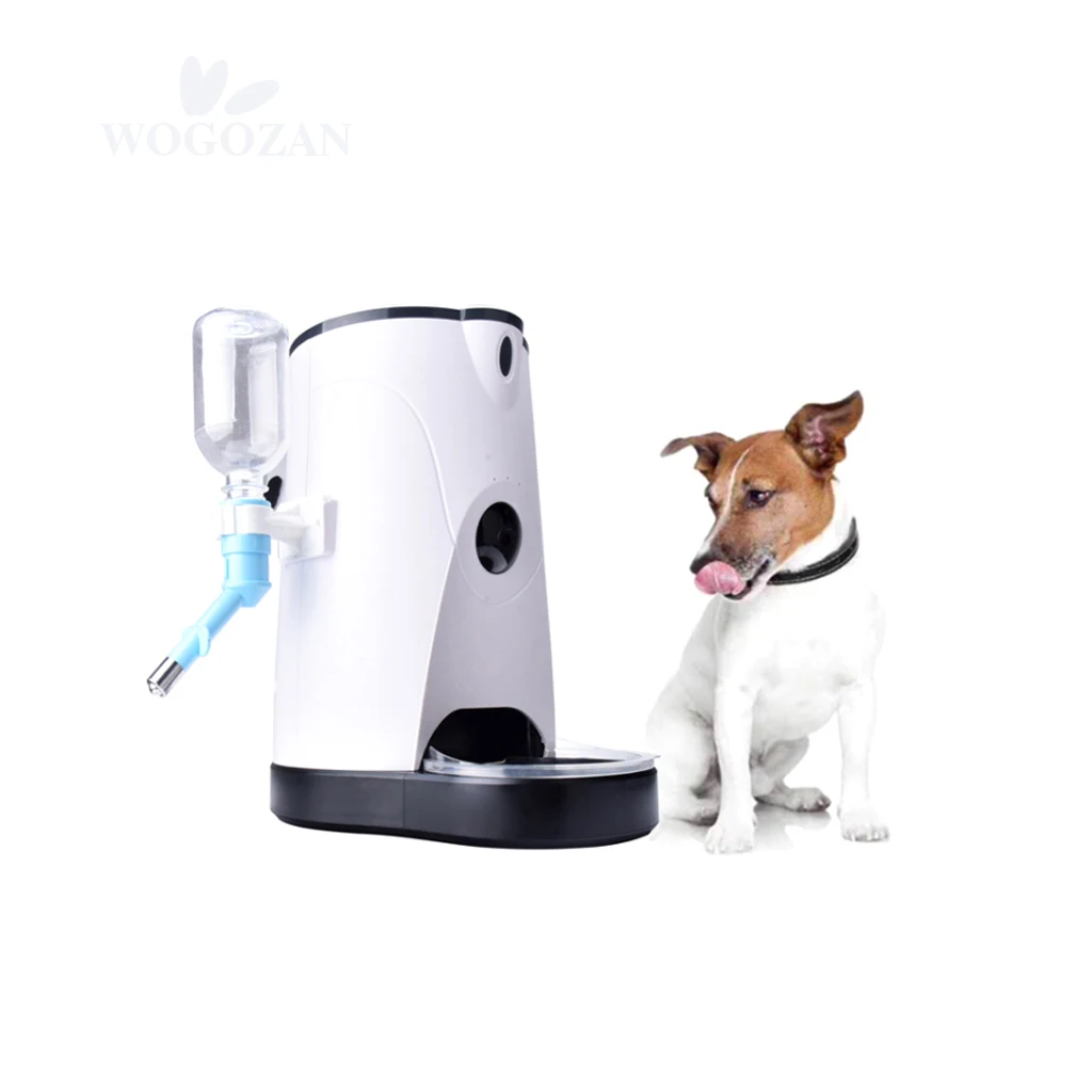 

2 In 1 Smart Automatic Cat Feeder Wifi 1.3MP Camera Monitor Dog Water Cat Food Dispenser Container Pet Feeder