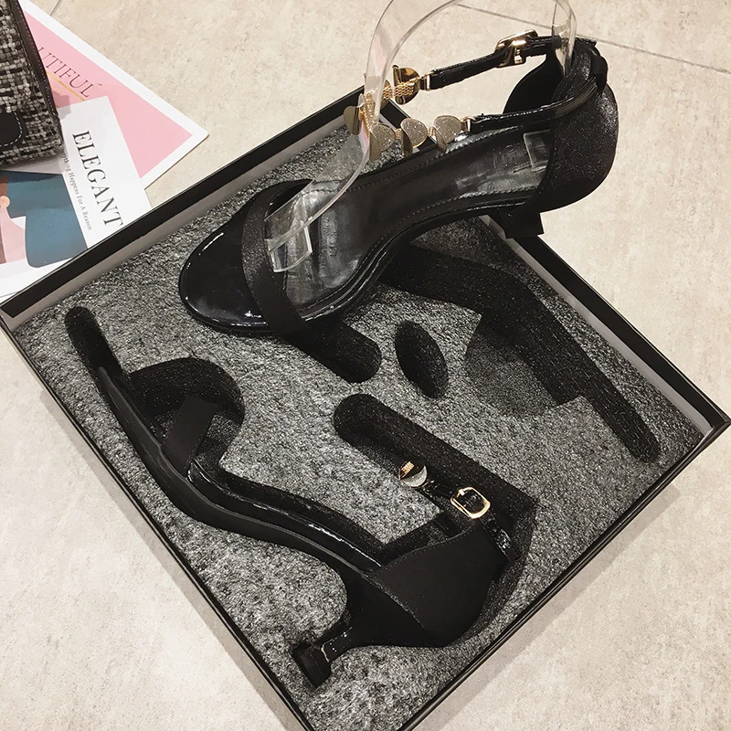 Custom Women High Heel Sandal Shoe Boxes Empty Packing Box Packaging