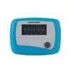 Free Shipping Design Mini Digital LCD Run Step Pedometer Walking Distance Counter Single button