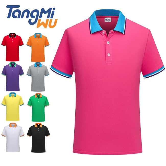 

TMW White Sport Golf Pique Polo T Shirt Short Sleeve Men High Quality Men's Cotton Plain embroidered Polo Shirts Customized Logo
