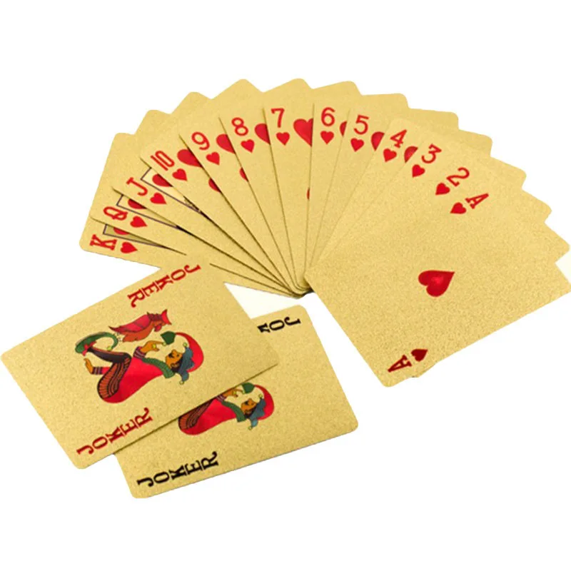 

OEM Paper Black Gold Playing Cards Blank Printing Casino Poker Box Sublimation Custom Logo