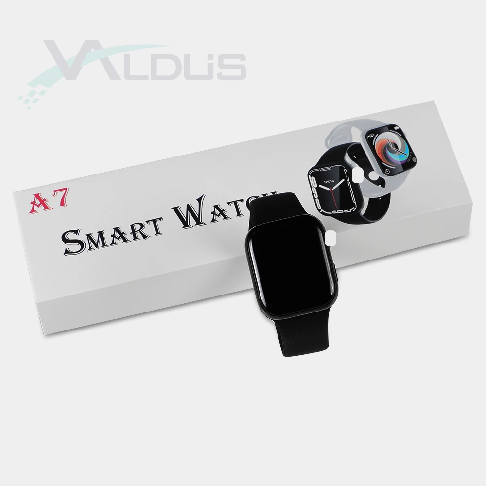

2022 new arrival reloj montre intelligente smart watch series 7 smartwatch A7 waterproof sport watch spin button control watch