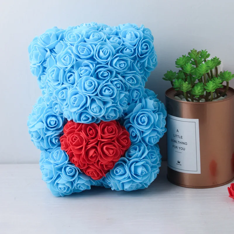 25cm rose bear