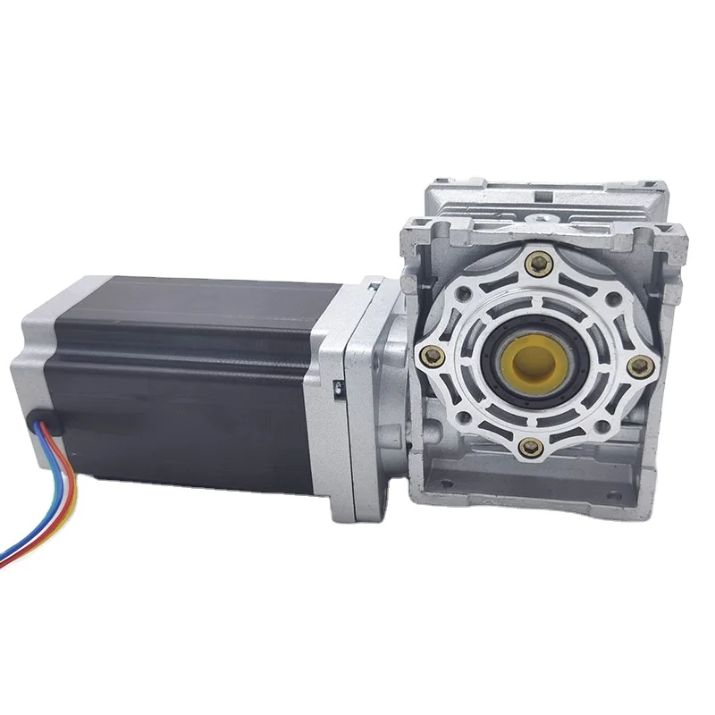 

NEMA 34 Stepper Motor With Gearbox NMRV40 86BYGH Stepper Motor Worm Gear SUMTOR Big Torque 12Nm