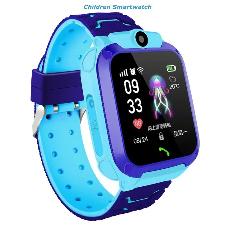 

2021 IP67 Waterproof Q120 Smartwatch gps LBS Positioning Kids Setracker APP Watches One Key First Aid Children Smart Watch