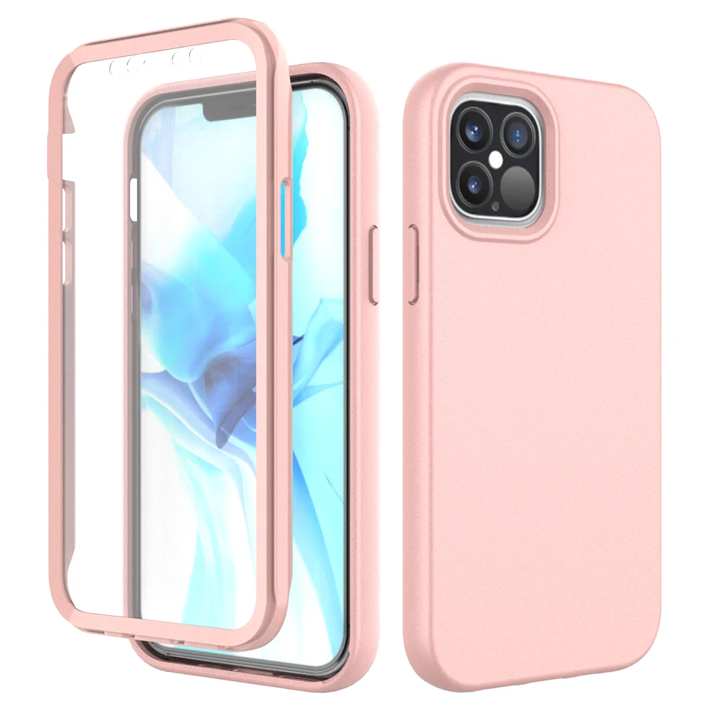 

Amazon Candy Colors Cover Finer Cute Three-Proof Shockproof Rugged Mobile Phone Case For iPhone 12 11 Pro Max X XS XR SE 8 7 6S