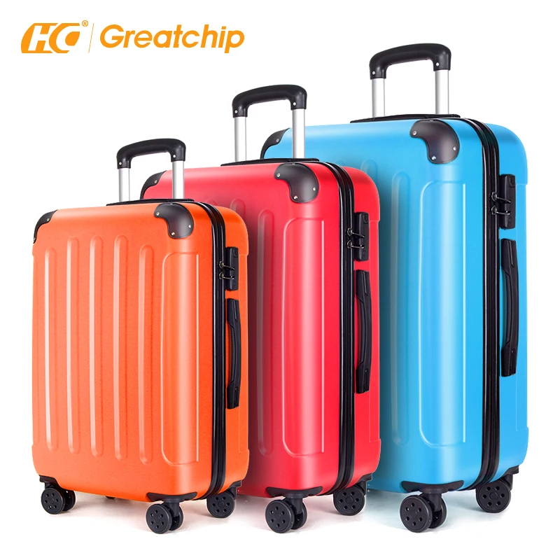 

Custom traveling 360 degree travel abs suitcase luggage trolley bag sets cart luggage 28 inch