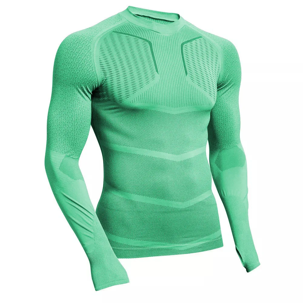 

Men's Long Sleeve Athletic Running T-Shirt Workout Tops Sport Gym Fitness Bodybuilding Workout Top Quick Dry shirt, Green, black, navy