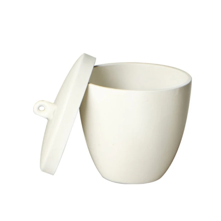 
High temperature alumina combustion ceramic crucible 