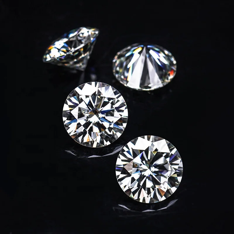 

Thriving Gems 100 pcs/bag 3A cubic zirconia price white round cut cz stone synthetic diamond