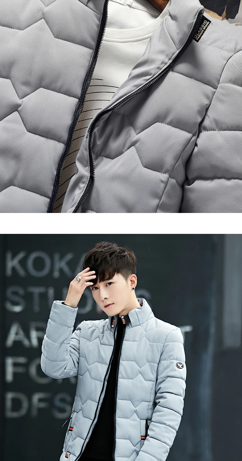 Men's Padded Jacket Autumn Winter Warm Cotton Coat For Men_voghion.com
