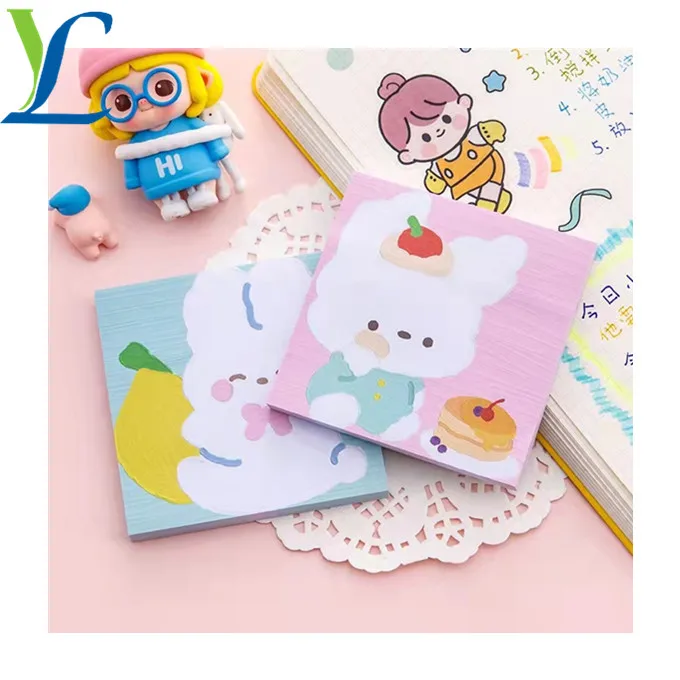 

Stationery Kawaii Sticky Gold Note Box on Pallet Sticky Notes