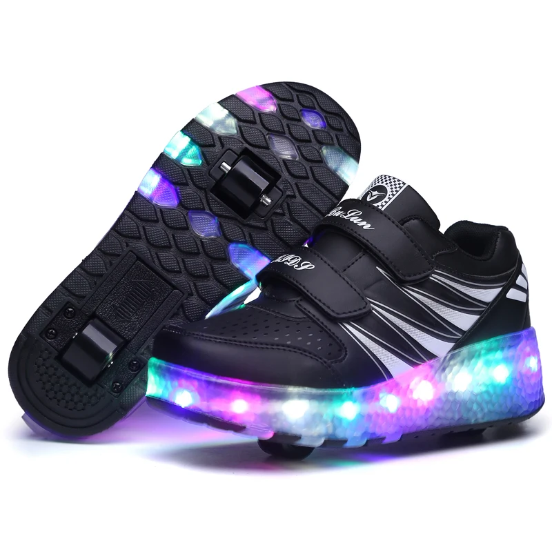 

Popular Fashion Led Light Up kids roller skate shoes size 27-43, Bright color,colorful,make your color running shoes