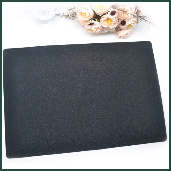 Black Rubber Padded Dining Table Silicone Placemats Buy Black Rubber