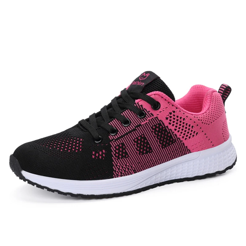 

Dropshipping Women's Walking Style Shoes Female Trainers Sneakers Woman Running Shoes Breathable Anti slip Light Flats